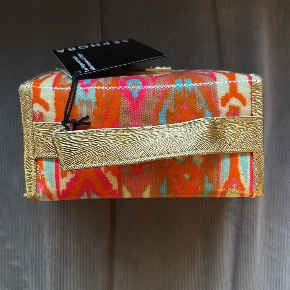 Sephora Las Vegas Mini Pack Pink and Orange Cosmetic Bag - Picture 4 of 11